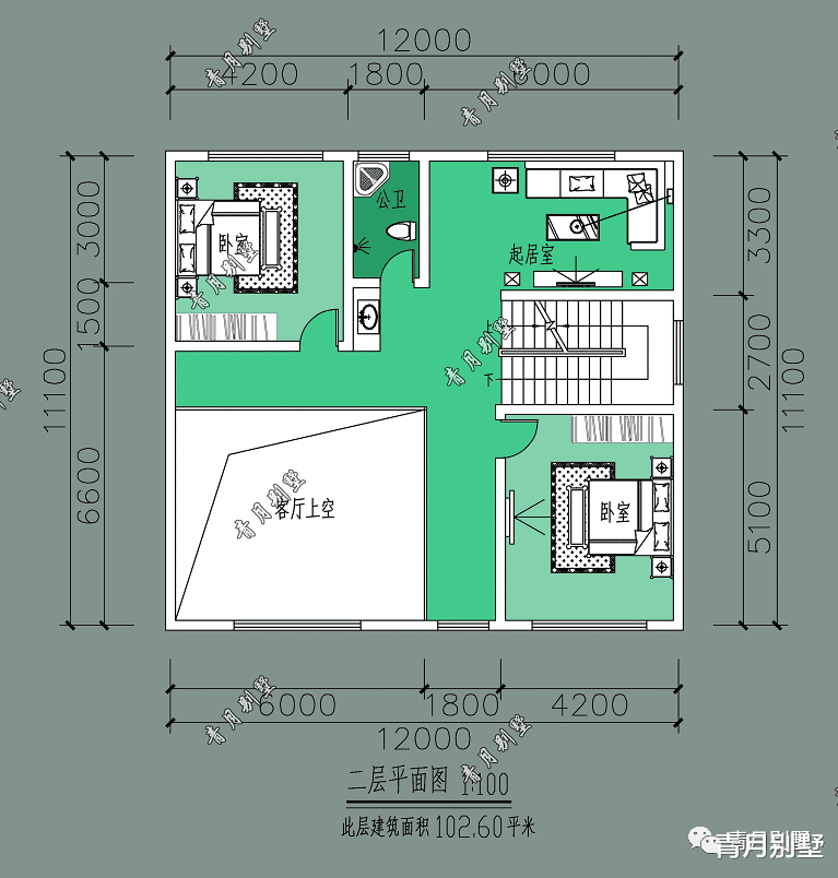 「」12×11.1米三层现代小别墅，时尚大气，引领潮流的住宅