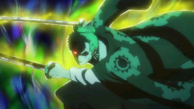 索隆|海贼王：索隆大战忍者团，类似当年的狒狒战