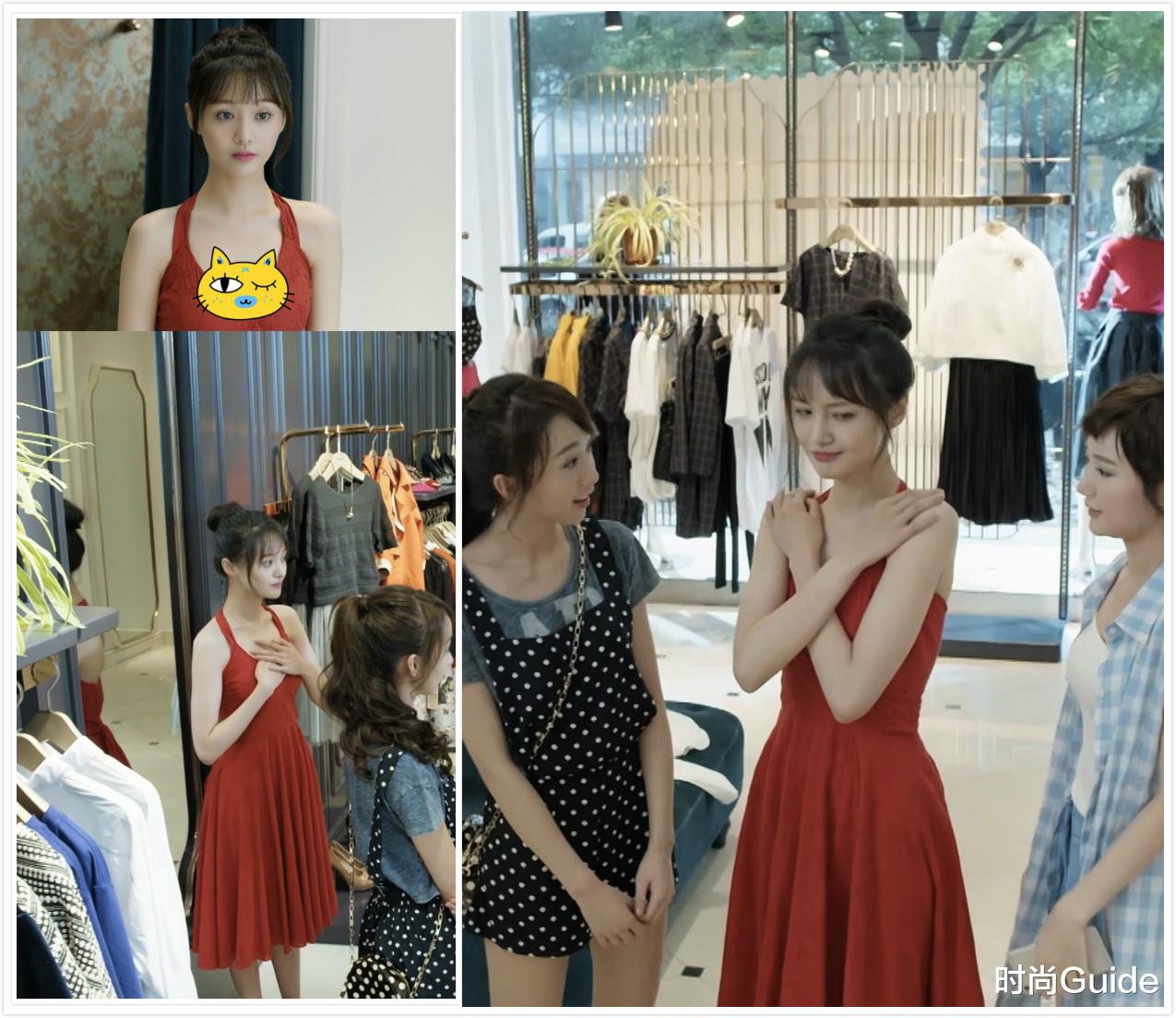 「电视剧」女星在电视剧里穿红裙子的惊艳瞬间：梁洁充满港风味，热巴很动人