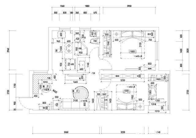 设计师|把55㎡小两居，愣装出了80㎡的既视感！只因设计师这两个好设计！