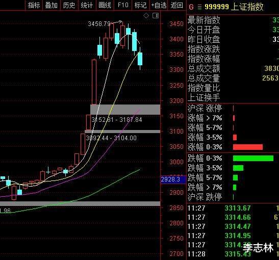 科技创新板|李志林丨机构砸盘有点凶，一举击破三千三