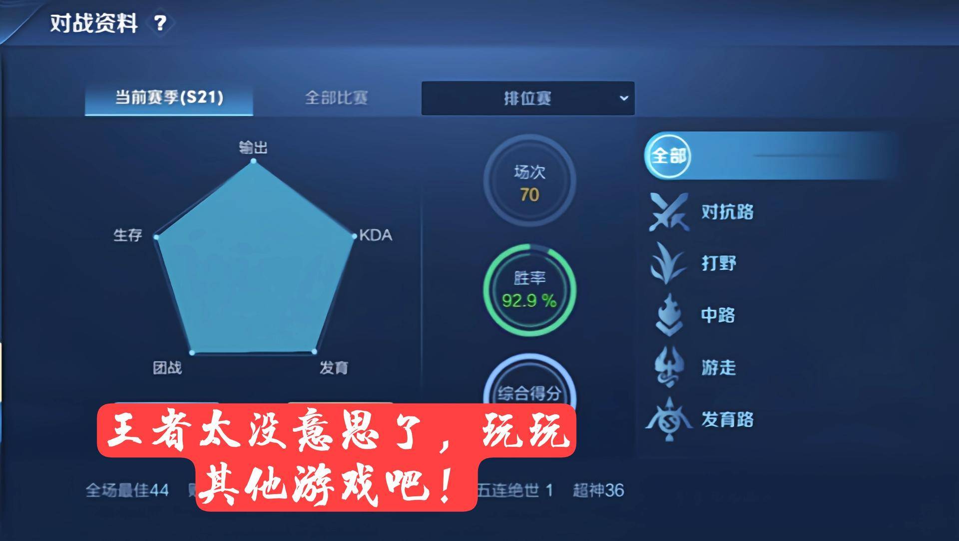 王者荣耀|王者荣耀：S21赛季已过一半，大量王者选择退游，原因很简单