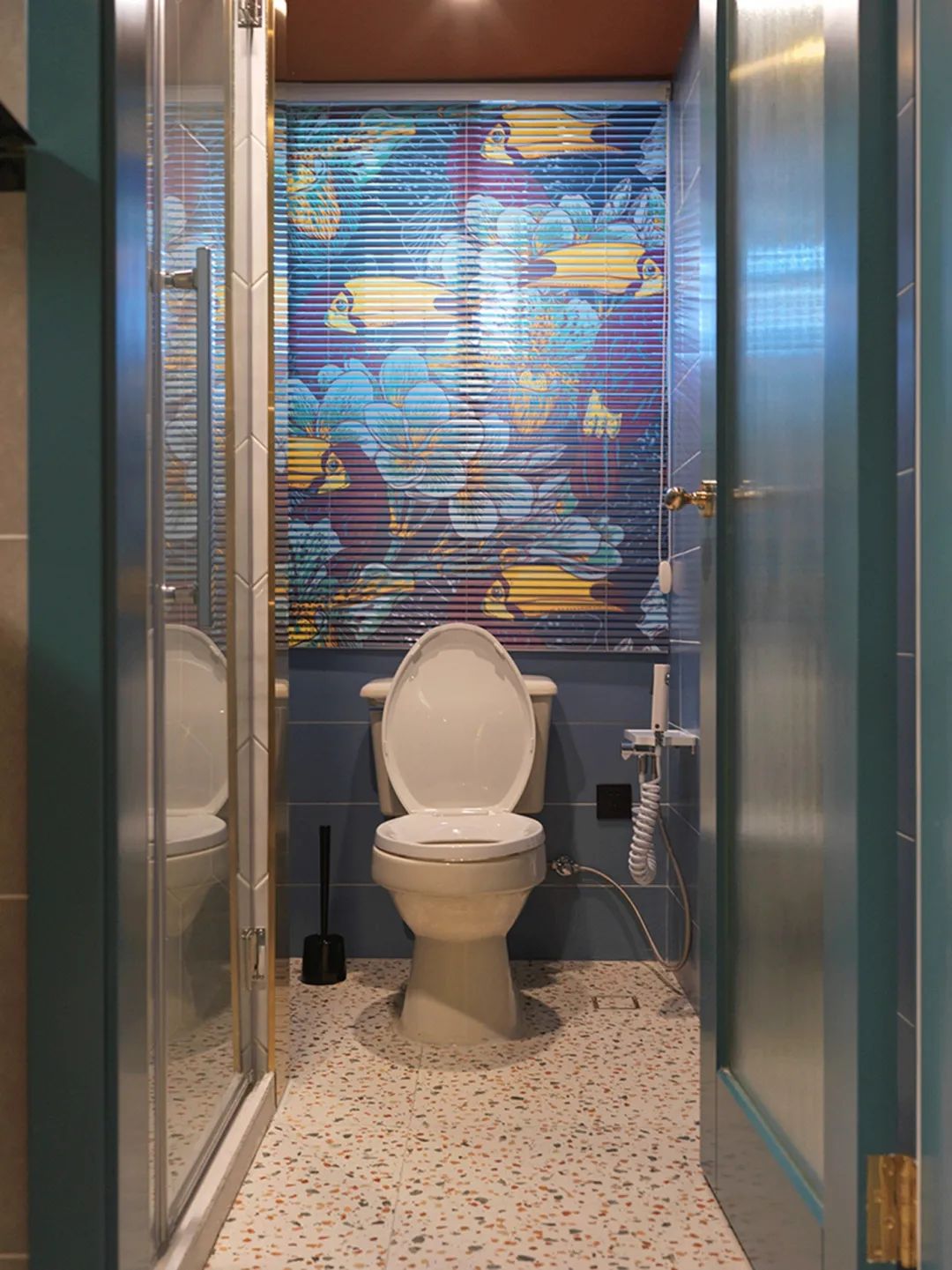 「」59㎡现代摩登，鲜艳大胆的色彩，小资优雅好情趣