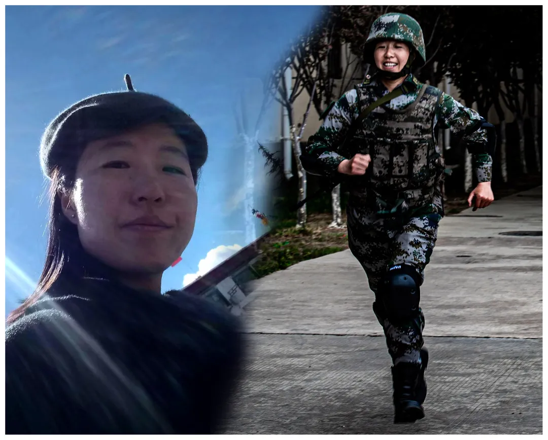 西藏军区@真女神！女兵晒入伍前后对比照