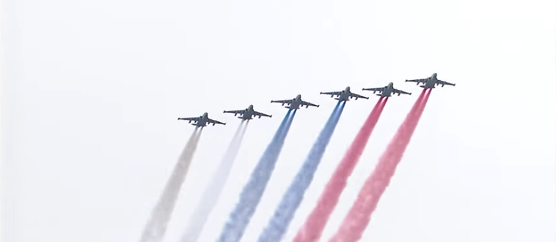 『宜家』俄罗斯47个城市举行胜利日空中阅兵，普京发表讲话