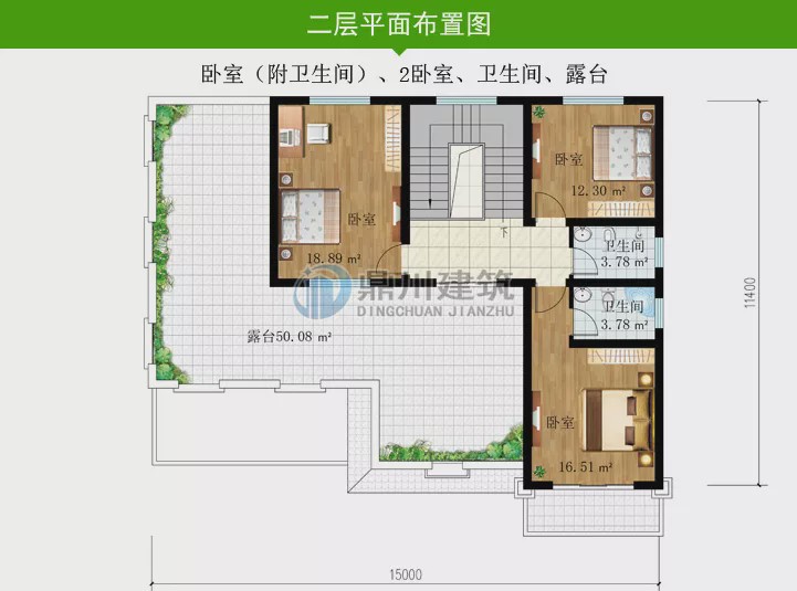 :造价25万二层自建别墅,外观简约好施工,超大露台设计,看了就想拥有!
