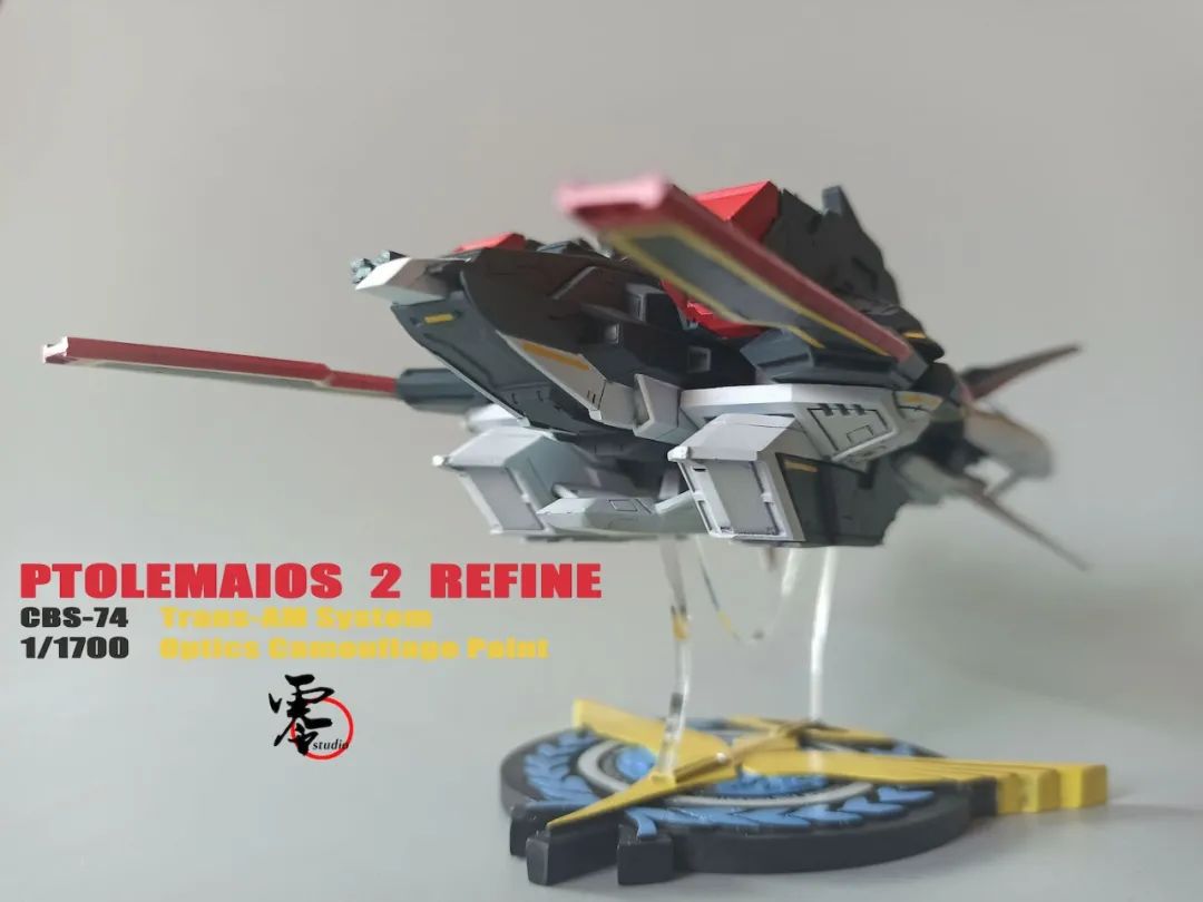 动力|机动兵器运输母舰·托勒密，颜色有些改动，但感觉没有这样玩的
