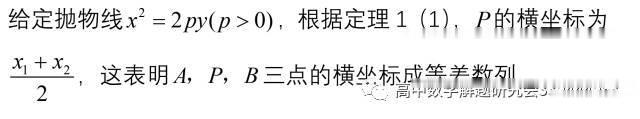 阿基米德:高考数学命题的一个藏宝库----阿基米德三角形