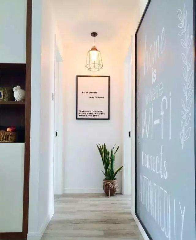 走廊尽头这样装, 真漂亮!