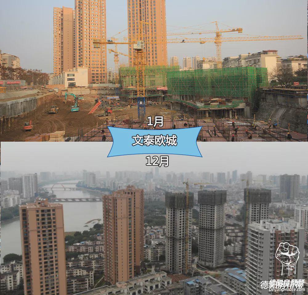 2019年度施工进度大总结：德阳市区哪些楼盘修得又快又好？