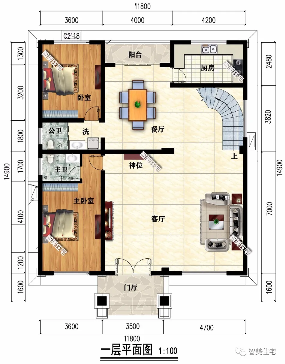 【】客厅挑空设计的农村别墅，豪华欧式风格，有钱有品位的象征