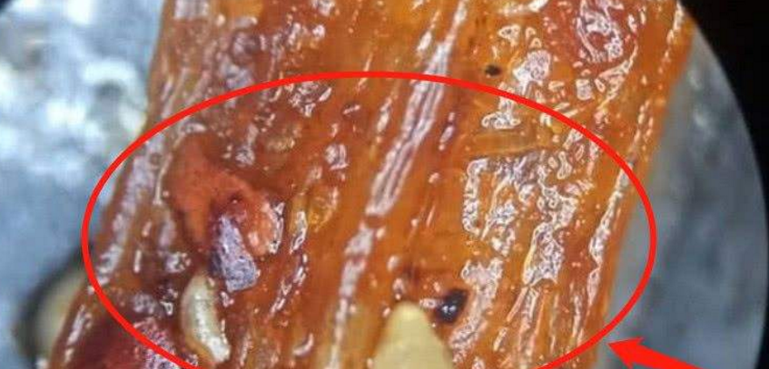 卫龙辣条@卫龙辣条真的“脏”吗？显微镜下放大400倍，网友：送我也不吃！