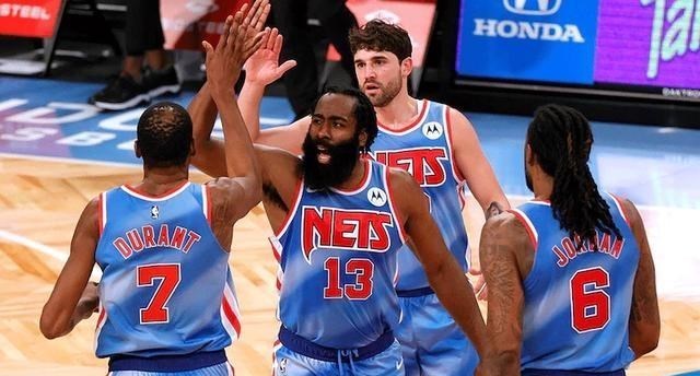 勒布朗·詹姆斯|轰91+21+19，哈登KD携詹皇前队友爆发！4神射归位，哈登喜迎绝配