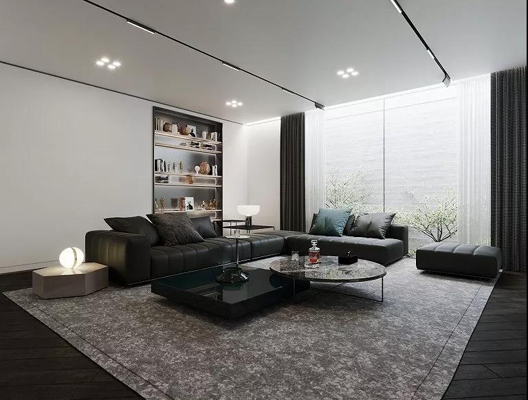 『』现代简约风别墅软装设计，简约尽显高级范