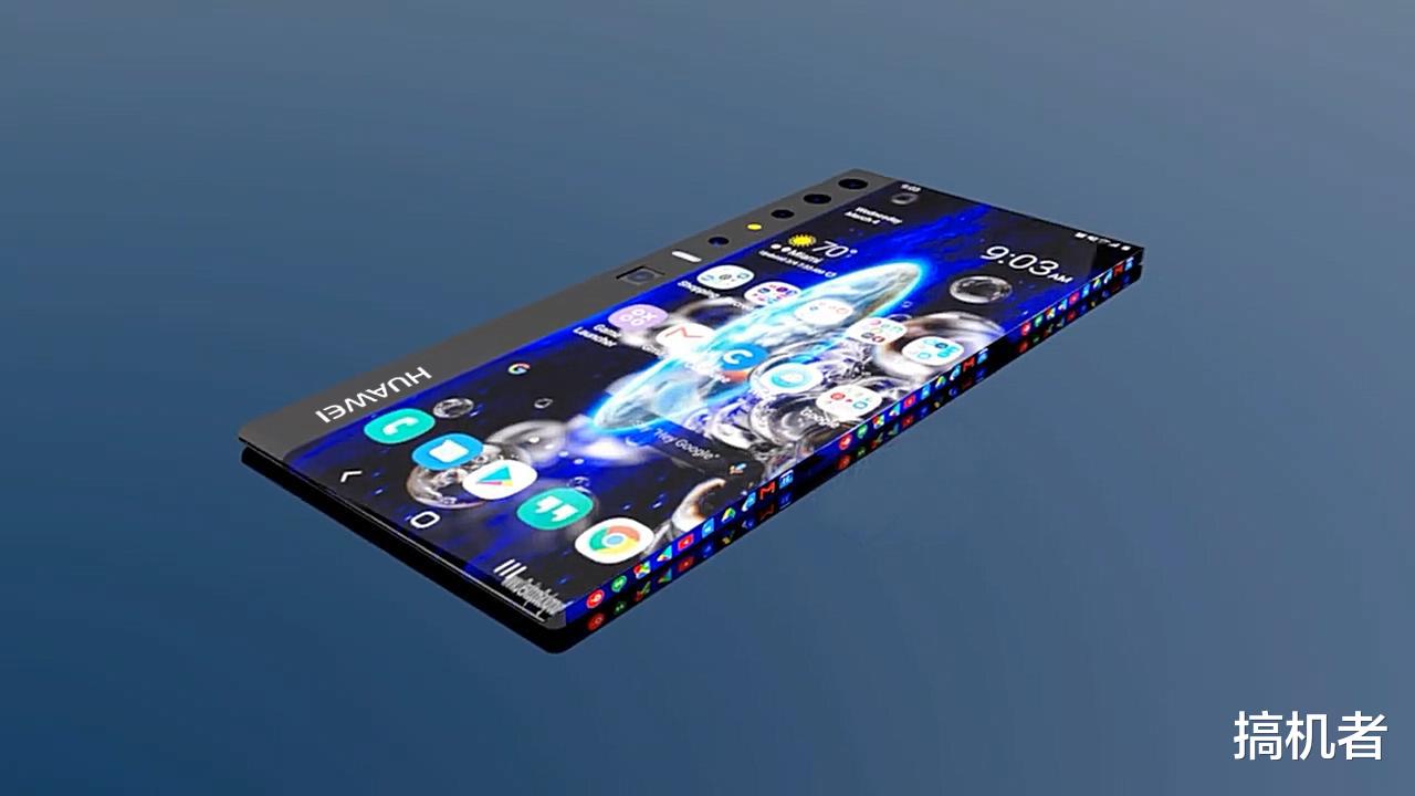 华为p50pro概念图:正反双屏幕覆盖机身,麒麟芯片成最大的遗憾