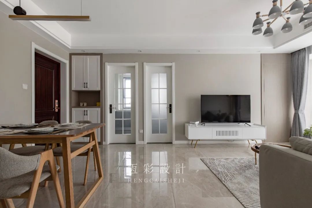 原创|新作首发 | 89㎡现代北欧风,三室两厅两卫+储物间,简约舒适