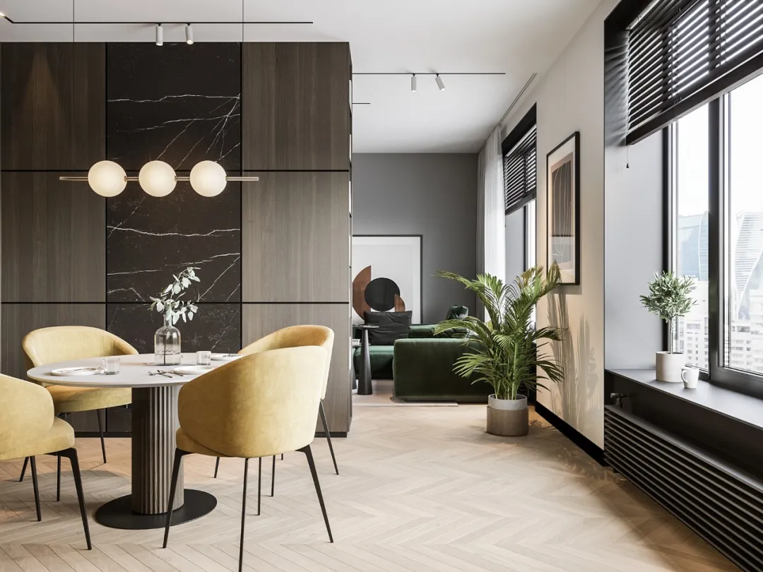 「」113㎡实用大两居，轻奢简致！