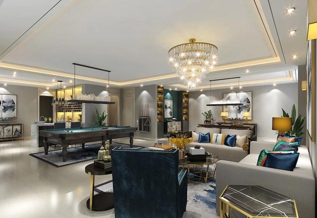 |170㎡大户型轻奢风格，轻度的奢侈低度的奢华