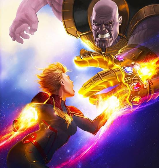 灭霸@惊奇队长为何只是出来打酱油？她若不打酱油，会抢走所有人的戏份