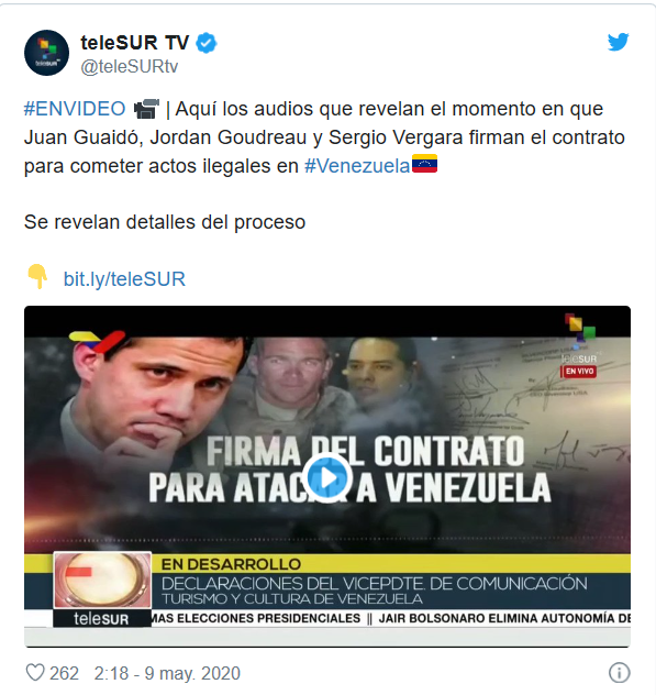 [沃利]委内瑞拉反对派与美国雇佣兵对话录音曝光：是时候开始行动了