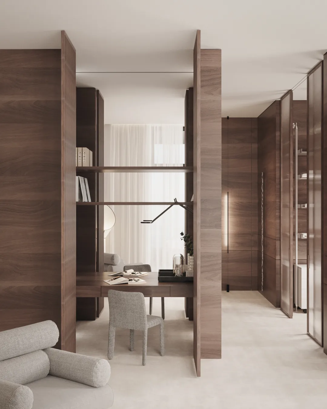 |400㎡独栋别墅,极简格调下的东方禅意