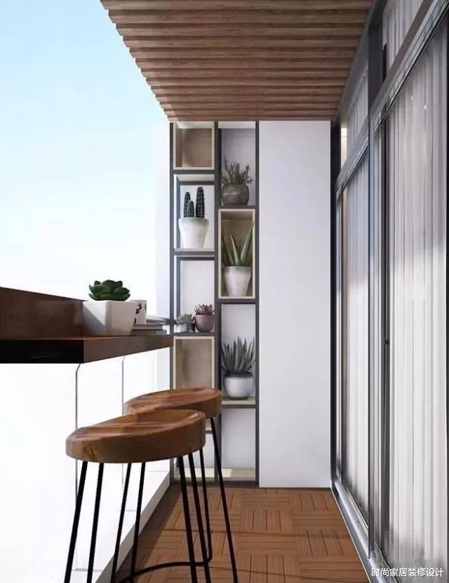 @别看阳台小，利用好这一面墙，等于多出一实用房！