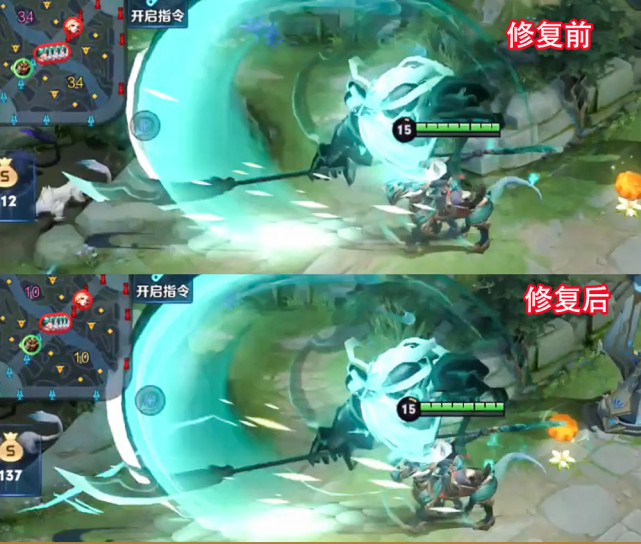 关羽|宫本重做回归，冰锋战神特效重回巅峰，武圣优化帅爆，没千年之狐的笑了