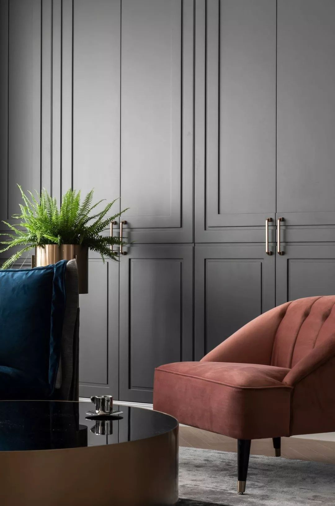 140㎡现代美式，简约华丽的混搭，档次端庄的气质