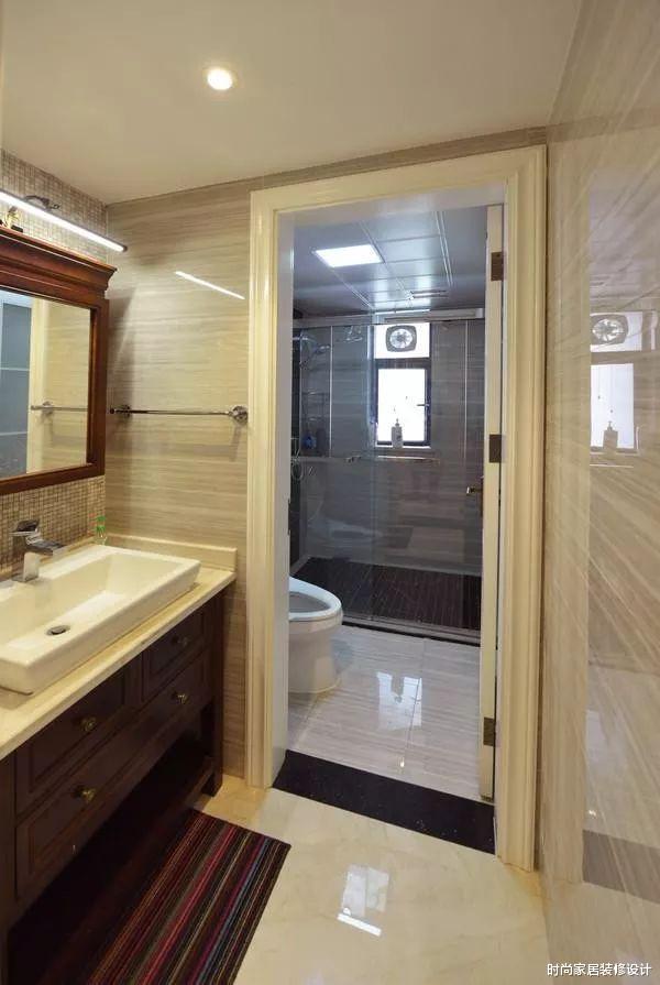 ：卫生间这样装，真是太漂亮了，干湿分离效果又好！