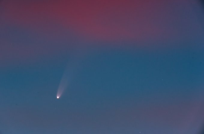 彗星|如何于本周在自家后院里欣赏奈威斯彗星