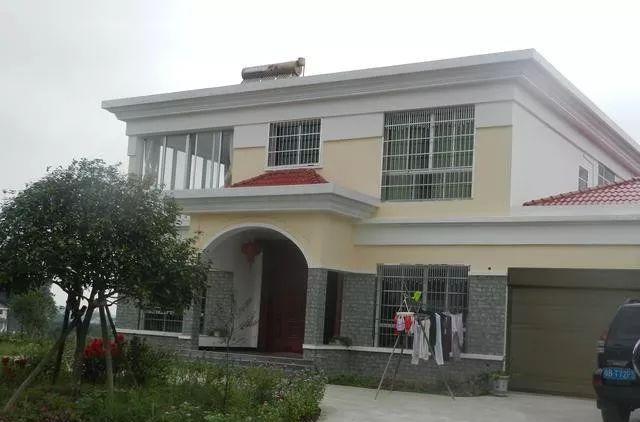 晒晒我家农村别墅16X10米, 造价25万, 带小院!