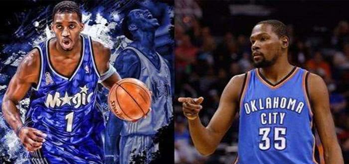 麦迪▲麦迪、杜兰特的进攻能力，谁最难被限制？科比给出了这个答案