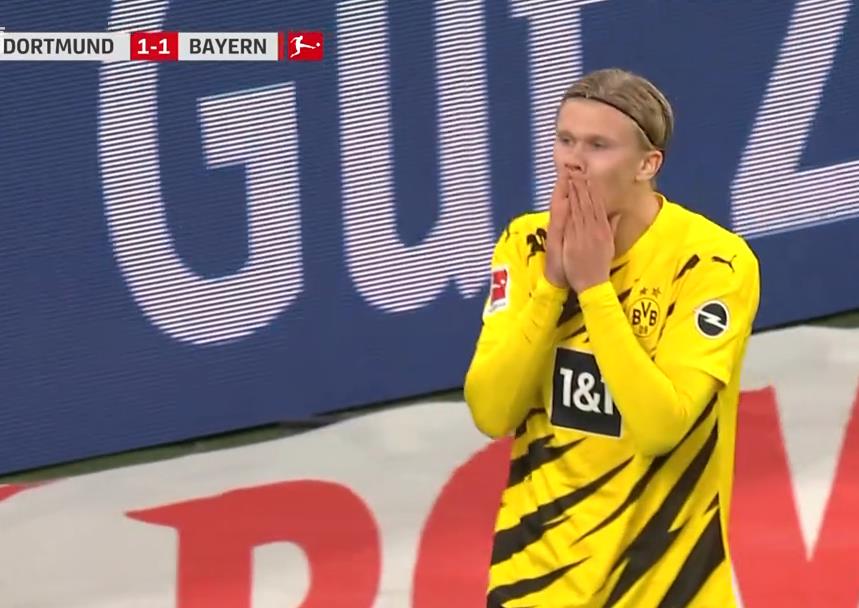 哈兰德|拜仁防不住他!还原20岁哈兰德7次进攻摧残拜仁,潜力已超姆巴佩