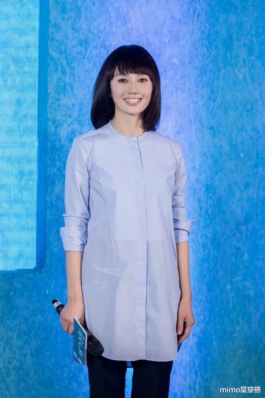 「短发」袁泉换新发型，齐刘海配锁骨短发俏皮减龄，43岁美得气质脱俗