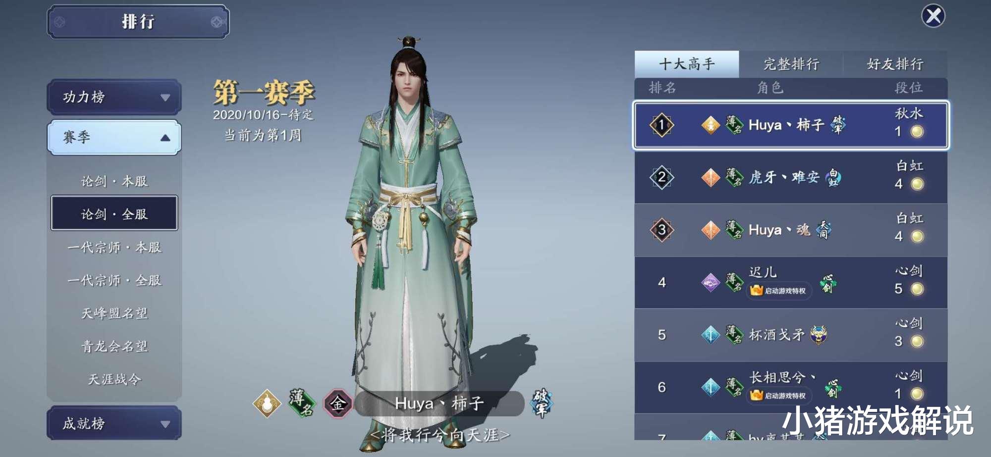 天涯明月刀|土豪玩家的魅力!天刀新上线,前10氪金玩家花了这个数!