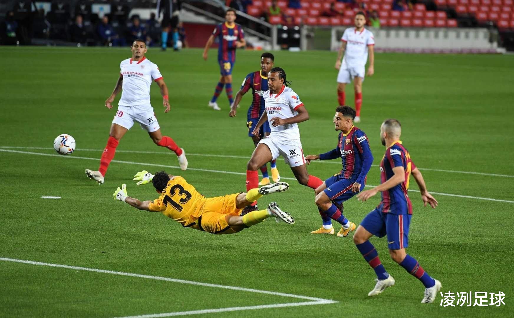 巴塞罗那|库鸟回归首球！巴萨1-1平证科曼版巴萨仍需改变，梅西三场0运动战进球