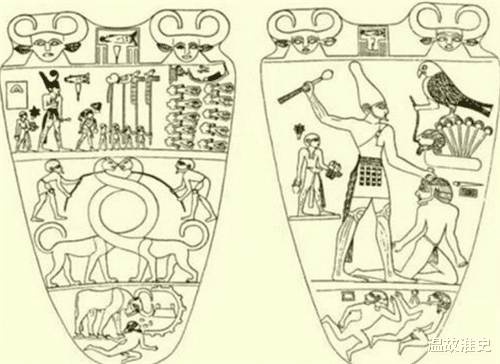 埃及出土5000年前調色板，西方專傢研究後稱：上面記錄瞭蚩尤之戰-圖3