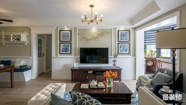 「」123㎡四房两厅，小四房格局，过道改书房，休闲实用两相得