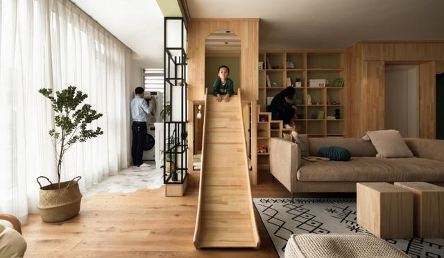 「」无锡屋主130㎡新家，打破常规设计，去客厅化，孩子开心坏了