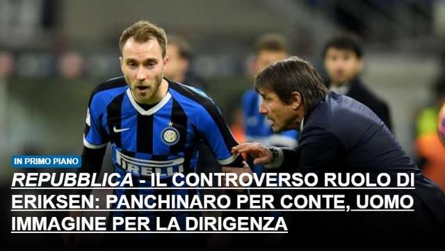 埃里克森|国米无视孔蒂信号力挺埃里克森 亮明哲学:不学AC米兰皮奥利事件