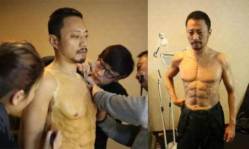 影帝：同为影帝，一个花9个月练一身肌肉，一个花27万贴一身假肌肉
