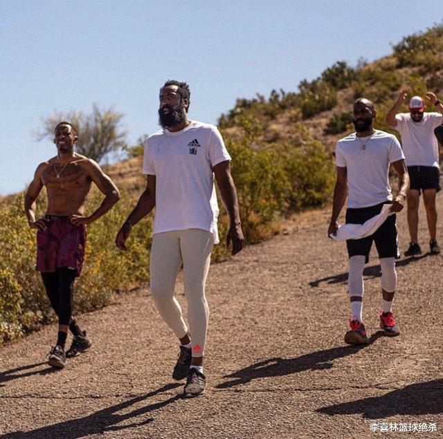 「詹姆斯·哈登」减重20磅！火箭哈登消失2个月暴瘦，队友：瘦版大胡子更强大？