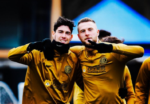 国际米兰|坏消息!国米两铁卫感染病毒,戈丁再谈老东家,罗马险破国米纪录