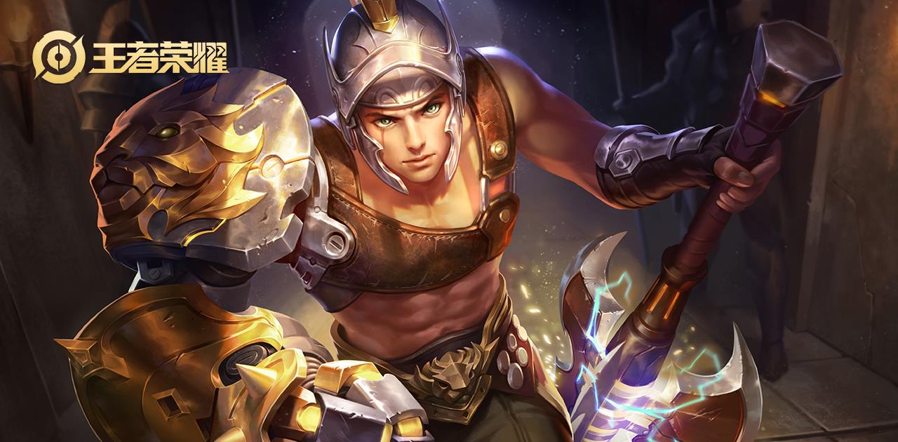 『王者荣耀』王者荣耀对抗路霸王狂铁，上手操作难度不大，三套连招需熟记