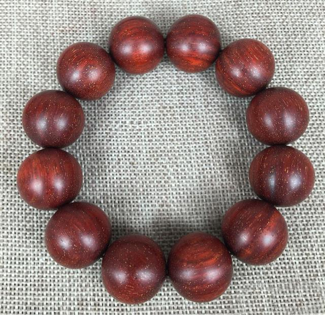 紫檀手串|注意了：点状分布的假金星紫檀手串你手上有没有？