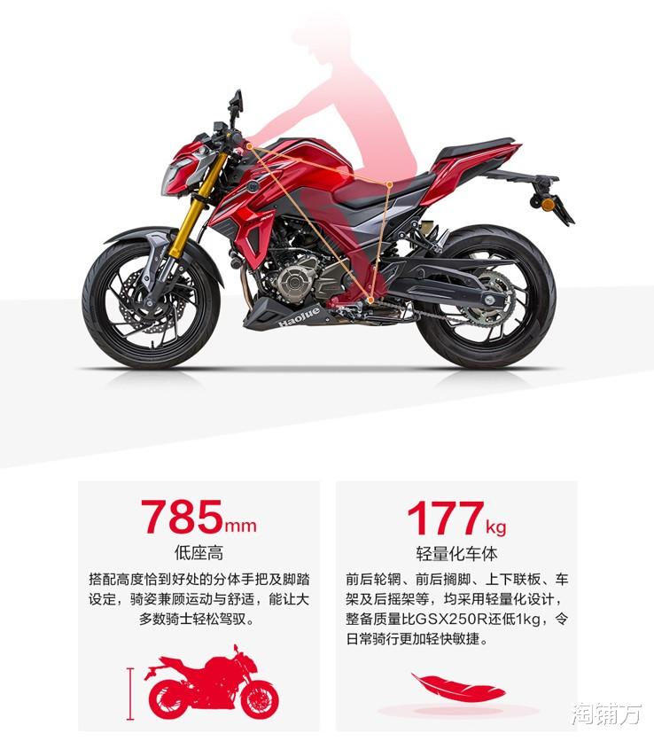 ▲国产街车新标杆 豪爵DR300正式上市 售价33, 080元