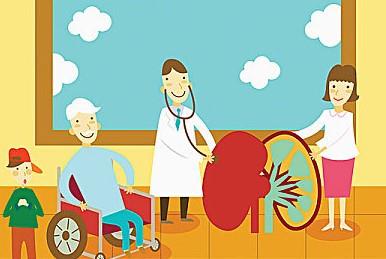 『高血压』血压升高，是肾功能受损的诱因，也是慢性肾病的结果