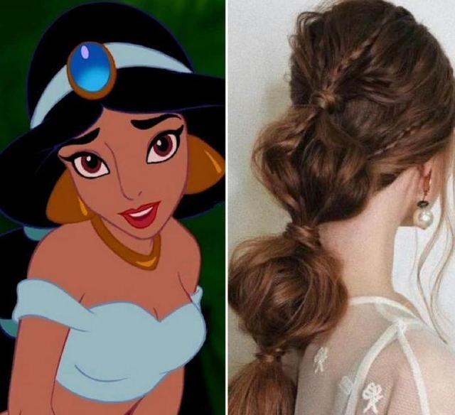 发型|迪士尼公主发型来到现实中，乐佩金发仙气满满，爱丽儿的红发很亮眼