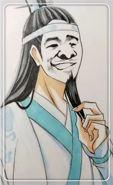 美术生挑战画“蓝忘机”，本以为是高手，看到成品：你是魔鬼吗？