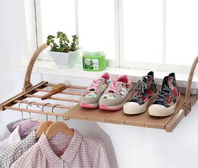 ＂楼房应该怎么晾衣服？可以试试这样做，占地小衣服多也不怕＂